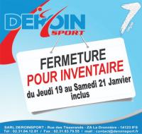 FERMETURE POUR INVENTAIRE