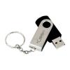 CLE USB 4 GIGAS EN METAL ET GOMME - EK81 - AVEC BOITE CADEAU MAGNETIQUE