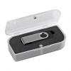 CLE USB 4 GIGAS EN METAL ET GOMME - EK81 - AVEC BOITE CADEAU MAGNETIQUE