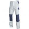 PANTALON TYPHON PBV BLANC/GRIS - 01TYCBG2