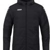 VESTE  JAKO COACH TEAM AVEC CAPUCHON-7103-ADULTE ET ENFANT