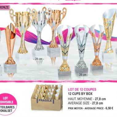 LOT DE 12 COUPES 2025-2